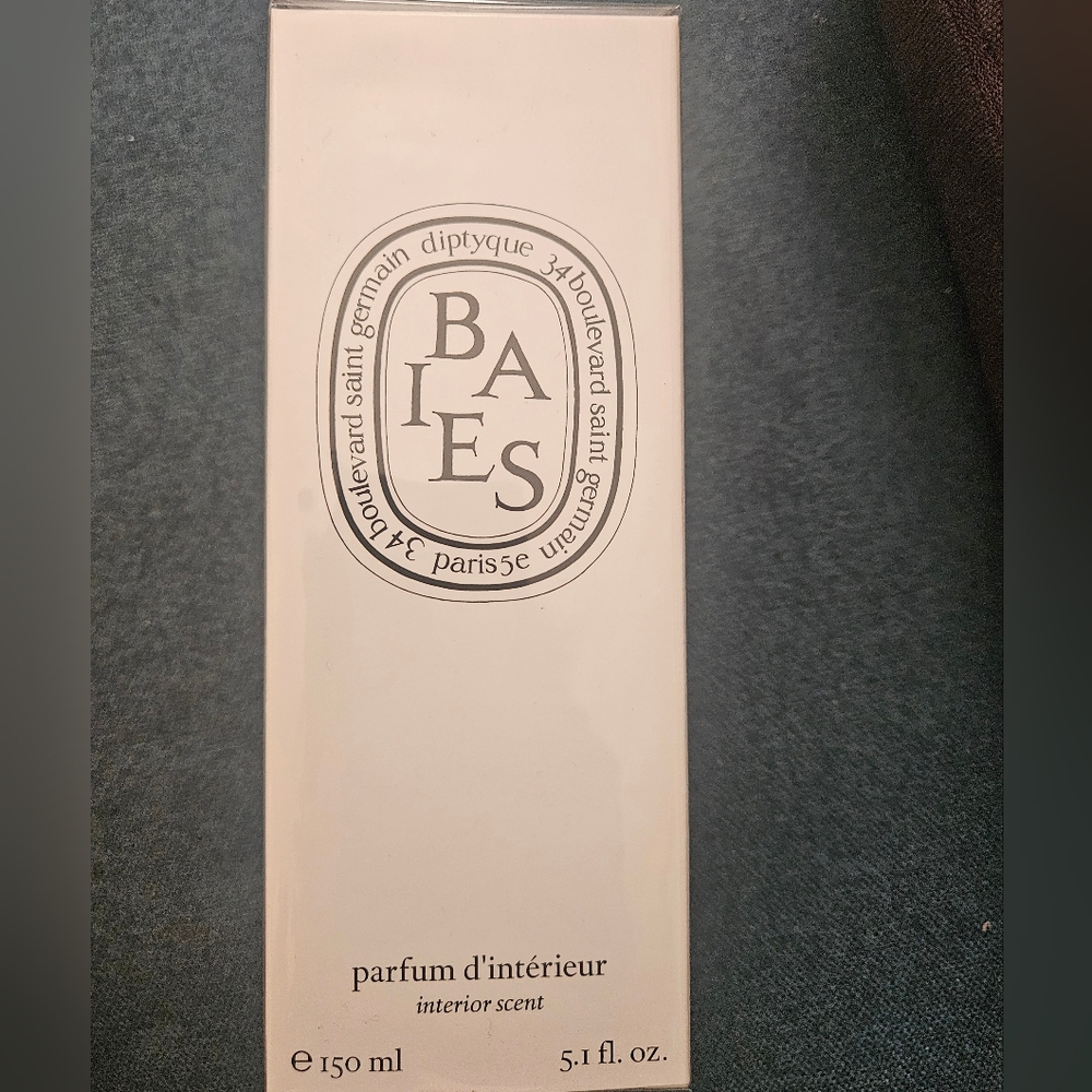 Diptyque Baies Interior Scent in Cream Packaging